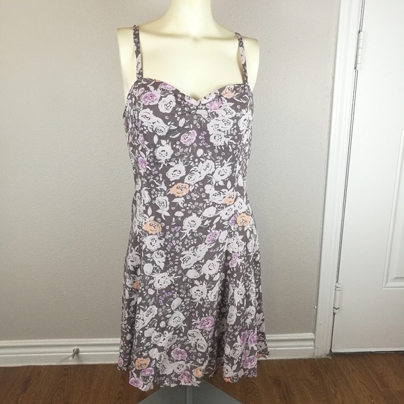 Free People Dresses & Skirts - FREE PEOPLE Floral Print Dress Size 12